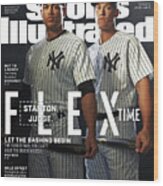New York Yankees Giancarlo Stanton And Aaron Judge,  2018 Sports Illustrated Cover Wood Print