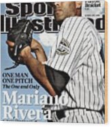 New York Yankees Mariano Rivera Sports Illustrated Cover Wood Print