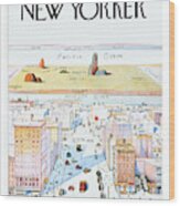 New Yorker March 29, 1976 Wood Print