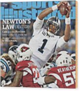 Newtons Law Revised Cam And The Panthers Keep Going Up Sports Illustrated Cover Wood Print