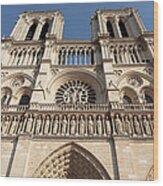 Notre Dame De Paris Wood Print