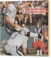 Oakland Raiders Qb George Blanda... Sports Illustrated Cover Wood Print