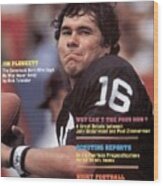 Oakland Raiders Qb Jim Plunkett Sports Illustrated Cover Wood Print