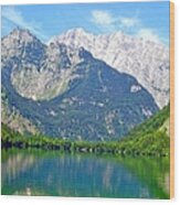 Obersee In Bavaria, Germany Wood Print