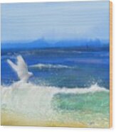 Ocean Dove The Faithful Witness Wood Print
