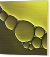 Oil & Water - Abstract Background Wood Print