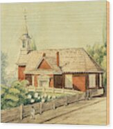 Old Swedes' Church, Southwark, Philadelphia Wood Print