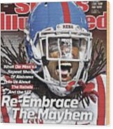 Ole Miss Re-embrace The Mayhem Sports Illustrated Cover Wood Print