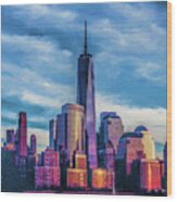 One World Trade Center, New York, United States Wood Print
