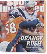 Orange Crush Peyton Manning Will Be The Super Bowl Sports Illustrated Cover Wood Print