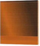 Orange Light Wood Print