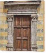 Ornate Door Of Tuscany Wood Print