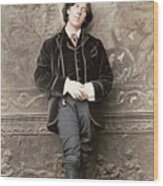 Oscar Wilde Photograph Wood Print