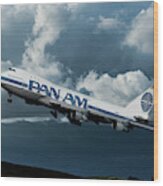 Pan American Boeing 747 Wood Print