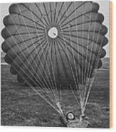 Parachute Training Of Women S Royal Wood Print