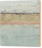 Pastel Horizon I Wood Print