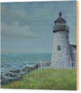 Pemaquid Point Lighthouse Wood Print