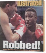Pernell Whitaker, 1993 Wbc Welterweight Title Sports Illustrated Cover Wood Print