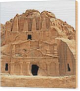 Petra, Jordan - Cave Dwellings Wood Print