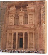 Petra, Jordan - The Treasury Wood Print