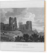 Pevensey Castle, Pevensey, East Sussex Wood Print