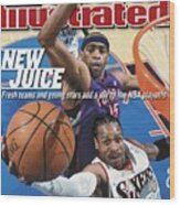 Philadelphia 76ers Allen Iverson, 2001 Nba Eastern Sports Illustrated Cover Wood Print