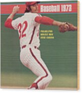 Philadelphia Phillies Steve Carlton... Sports Illustrated Cover Wood Print