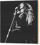 Photo Of Janis Joplin Wood Print