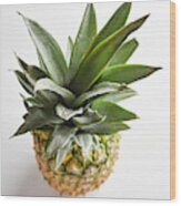 Pineapple Top Wood Print