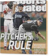 Pitchers Rule Why The Balance Of Power Has Shifted To The Sports Illustrated Cover Wood Print
