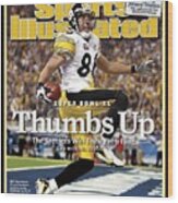 Pittsburgh Steelers Hines Ward, Super Bowl Xl Sports Illustrated Cover Wood Print