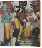 Pittsburgh Steelers Walter Abercrombie, 1984 Afc Divisional Sports Illustrated Cover Wood Print