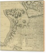 Plan Of The City Of Philadelphia And Its Environs Shewing The Improved Parts, 1796 Wood Print