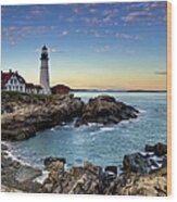 Portland Head Lighthouse Wood Print