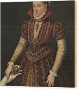 Portrait Of A Noblewoman Wood Print