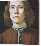 Portrait Of A Young Man, C1480-1485 Wood Print