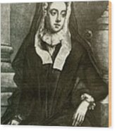 Portrait Of Lady Fenwick Wood Print