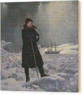 Portrait Of The Arctic Explorer Baron Wood Print