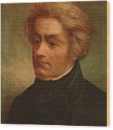 Portrait Of The Poet Adam Mickiewicz Wood Print
