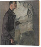 Portrait Of The Sculptor Ivan Wood Print