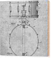 Pp147- Slingerland Snare Drum Patent Poster Wood Print
