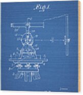 Pp865-blueprint Gurly Transit Patent Poster Wood Print