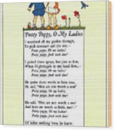 Pretty Poppy, O My Ladies Wood Print