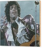 Prince Live At The Forum Wood Print