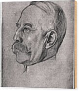 Profile Portrait Of Composer Edward Wood Print