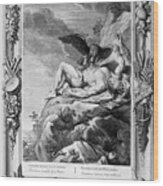 Prometheus Tortured By A Vulture, 1733 Wood Print