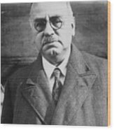 Prominent Psychiatrist Dr. Alfred Adler Wood Print