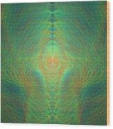 Quantum Entanglement Or Gravity Waves. Wood Print