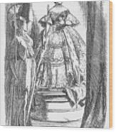 Queen Hermione, 1865 Artist John Tenniel Wood Print