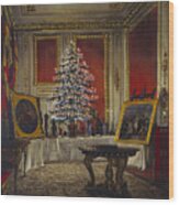 Queen Victorias Christmas Tree, 1850 Wood Print